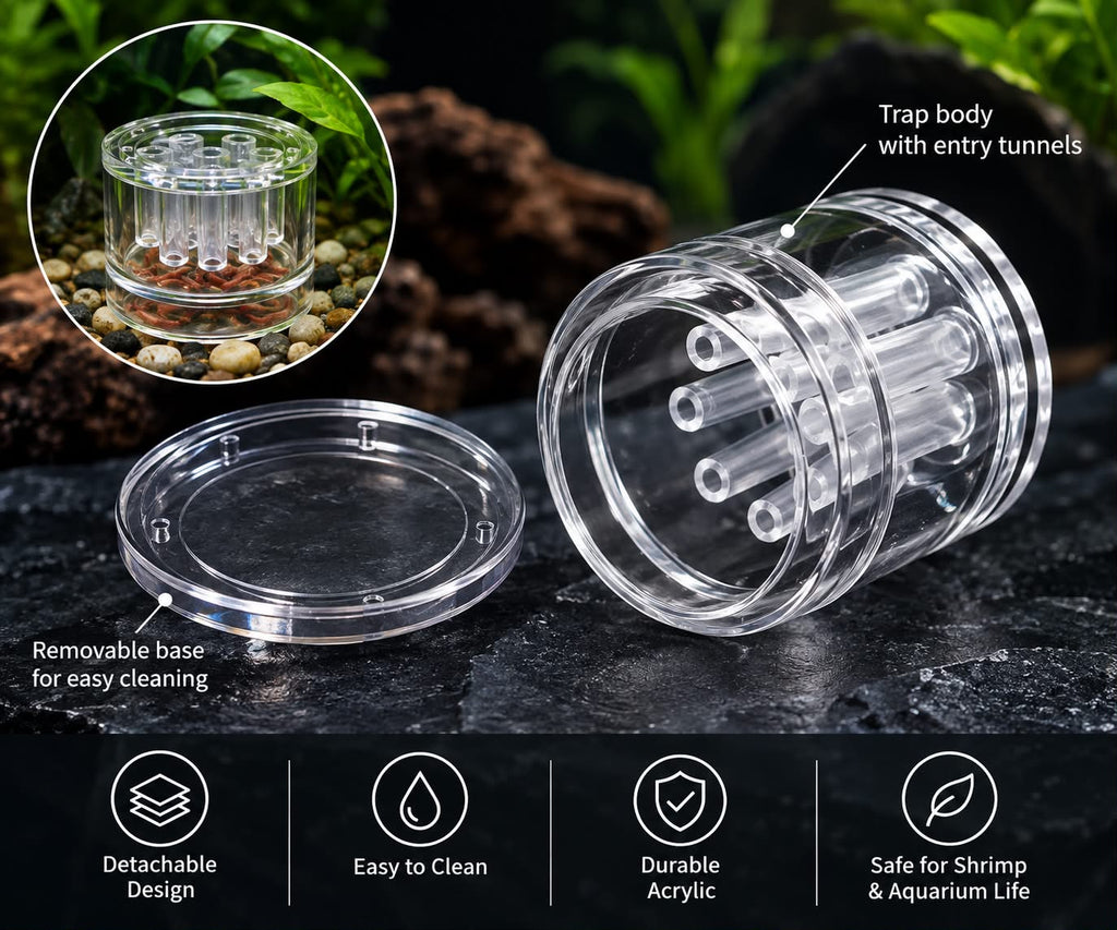 Glass Planaria Trap