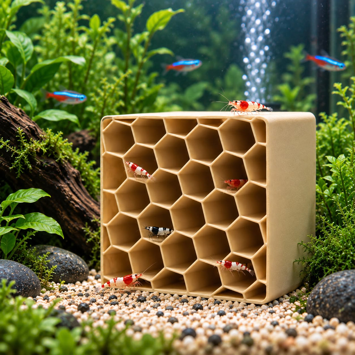 Zen Pyramid Shrimp Hideout