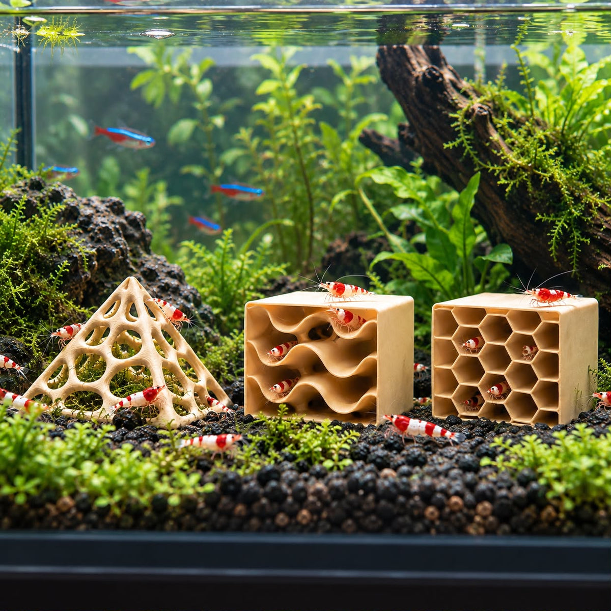 Zen Pyramid Shrimp Hideout
